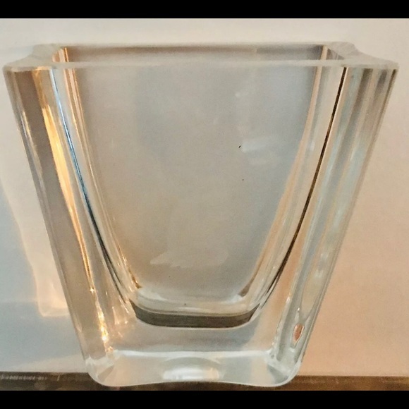 Vintage Skrufs Glasbruk Girl Praying Stars Vase - Picture 3 of 16